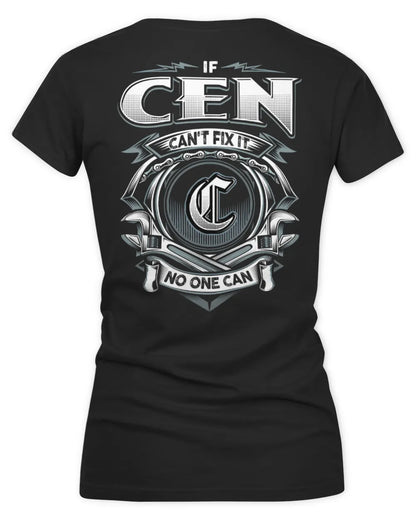 CEN AP81-K4-626 - Personalized Ahmed Quote Apparel “If Ahmed Can't Fix It, No One Can” - Women's V-Neck T-Shirt - Black