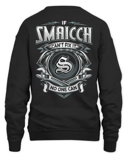 SMAICCH AP81-K4-626 - Personalized Ahmed Quote Apparel “If Ahmed Can't Fix It, No One Can” - Unisex Sweatshirt - Black