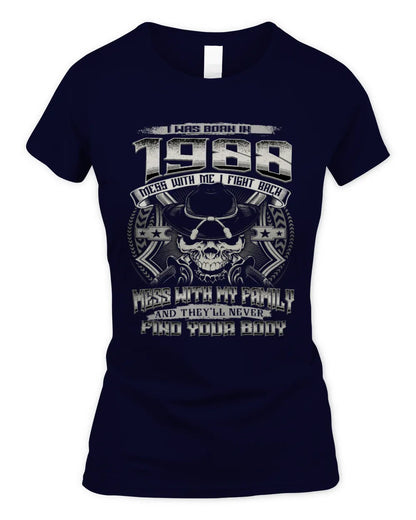 1988 HH89-K2 – Protective Family Quote T-Shirt - Women's Standard T-Shirt - Navy