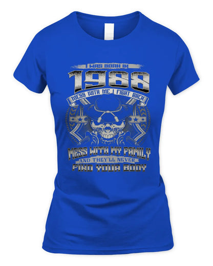 1988 HH89-K2 – Protective Family Quote T-Shirt - Women's Standard T-Shirt - Royal