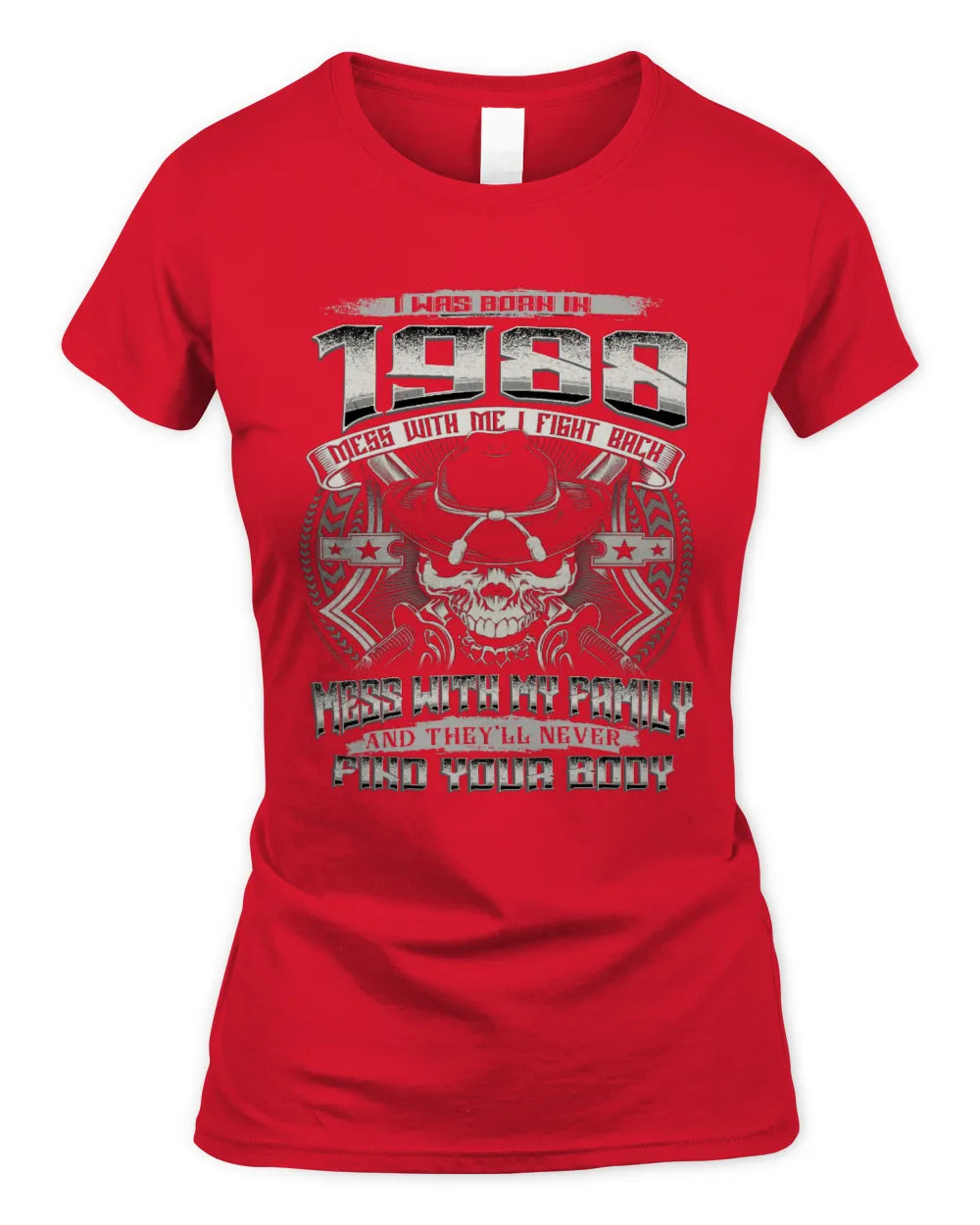 1988 HH89-K2 – Protective Family Quote T-Shirt - Women's Standard T-Shirt - Red