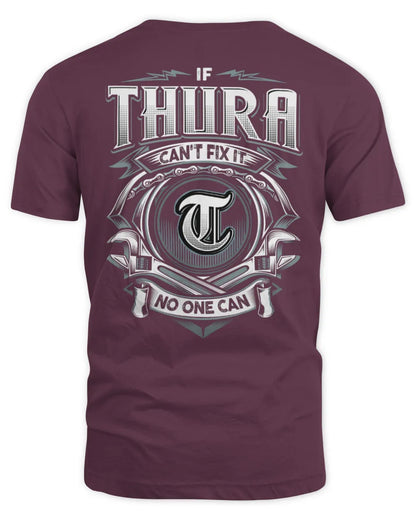 THURA AP81-K4-626 - Personalized Ahmed Quote Apparel “If Ahmed Can't Fix It, No One Can” - Unisex Standard T-Shirt - Maroon