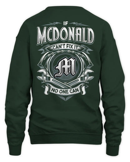 MCDONALD AP81-K4-626 - Personalized Ahmed Quote Apparel “If Ahmed Can't Fix It, No One Can” - Unisex Sweatshirt - Forest Green