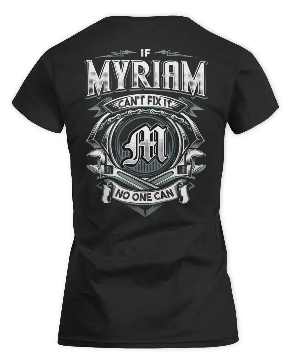 MYRIAM AP81-K4-626 - Personalized Ahmed Quote Apparel “If Ahmed Can't Fix It, No One Can” - Women's Standard T-Shirt - Black