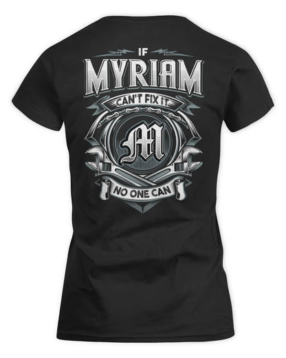 MYRIAM AP81-K4-626 - Personalized Ahmed Quote Apparel “If Ahmed Can't Fix It, No One Can” - Women's Standard T-Shirt - Black