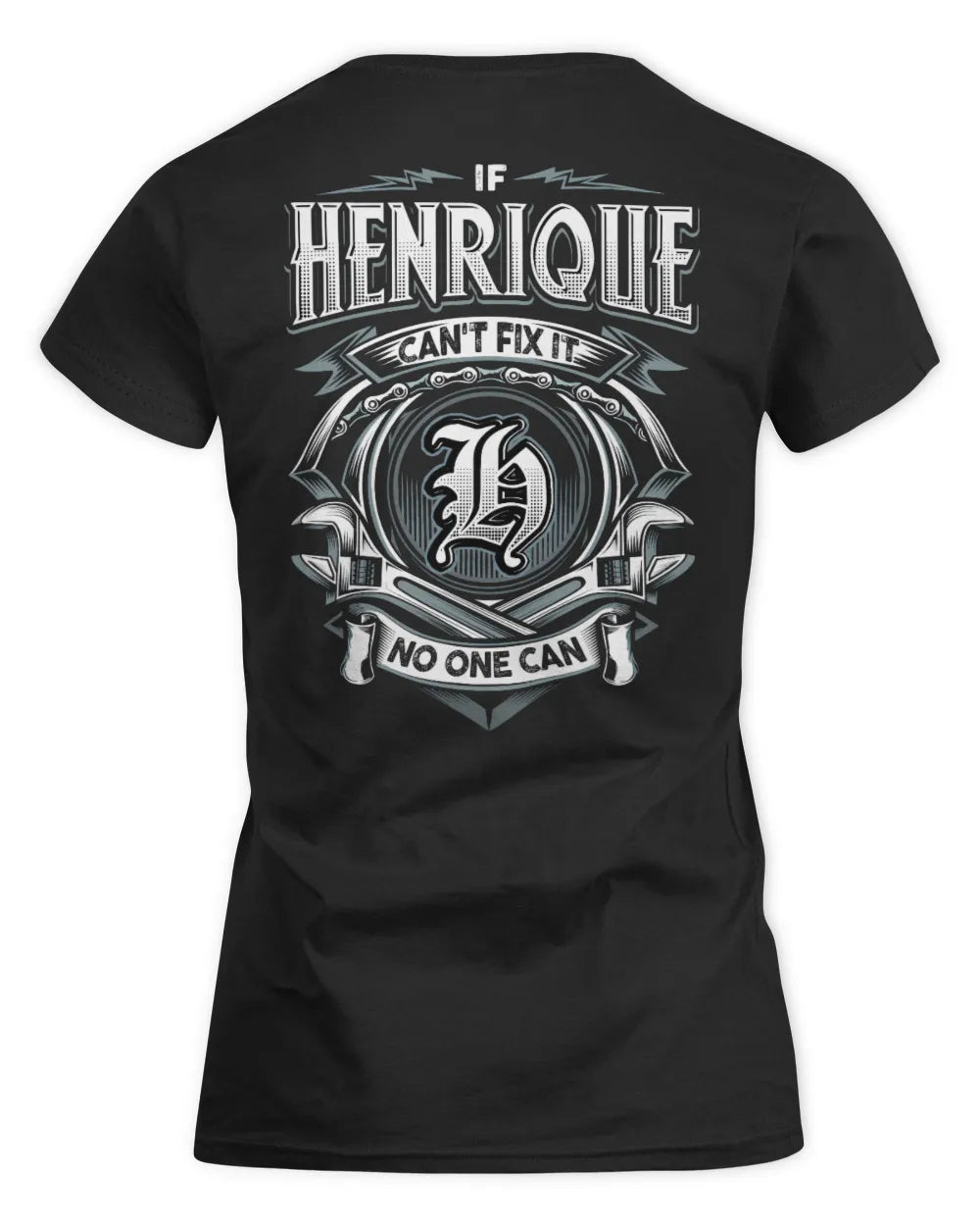 HENRIQUE AP81-K4-626 - Personalized Ahmed Quote Apparel “If Ahmed Can't Fix It, No One Can” - Women's Standard T-Shirt - Black