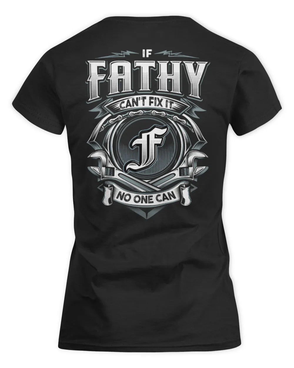 FATHY AP81-K4-626 - Personalized Ahmed Quote Apparel “If Ahmed Can't Fix It, No One Can” - Women's Standard T-Shirt - Black