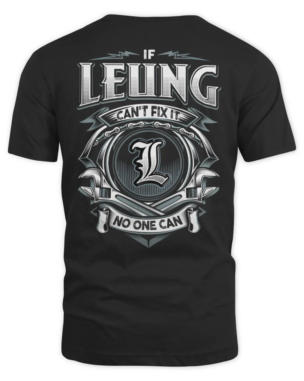 LEUNG AP81-K4-626 - Personalized Ahmed Quote Apparel “If Ahmed Can't Fix It, No One Can” - Unisex Standard T-Shirt - Black