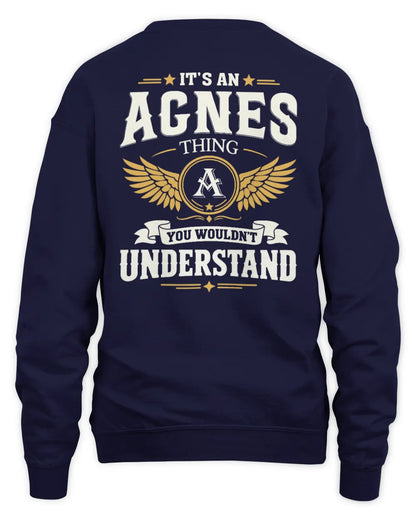 AGNES KT06-M008 It’s a [NAME] Thing – You Wouldn’t Understand | Personalized Vintage T-Shirt - Unisex Sweatshirt - Navy