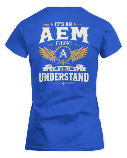 AEM KT06-M008 It’s a [NAME] Thing – You Wouldn’t Understand | Personalized Vintage T-Shirt - Women's Standard T-Shirt - Royal