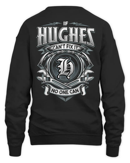 HUGHES AP81-K4-626 - Personalized Ahmed Quote Apparel “If Ahmed Can't Fix It, No One Can” - Unisex Sweatshirt - Black