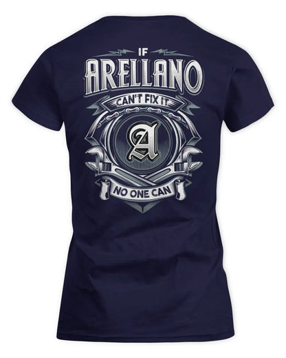 ARELLANO AP81-K4-626 - Personalized Ahmed Quote Apparel “If Ahmed Can't Fix It, No One Can” - Women's Standard T-Shirt - Navy