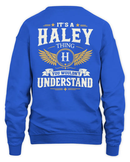 HALEY KT06-M008 It’s a [NAME] Thing – You Wouldn’t Understand | Personalized Vintage T-Shirt - Unisex Sweatshirt - Royal