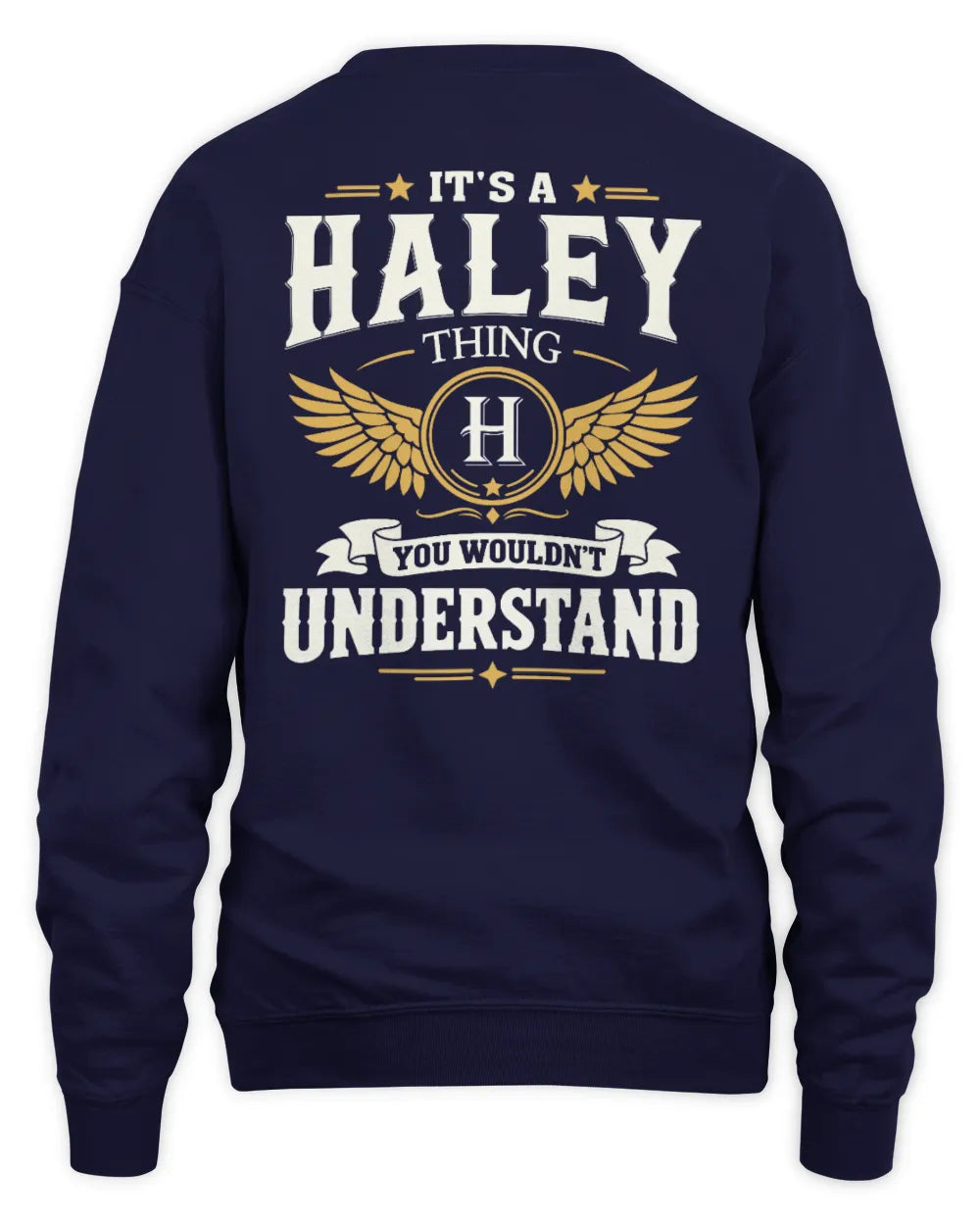 HALEY KT06-M008 It’s a [NAME] Thing – You Wouldn’t Understand | Personalized Vintage T-Shirt - Unisex Sweatshirt - Navy