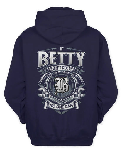 BETTY AP81-K4-626 - Personalized Ahmed Quote Apparel “If Ahmed Can't Fix It, No One Can” - Unisex Hoodie - Navy