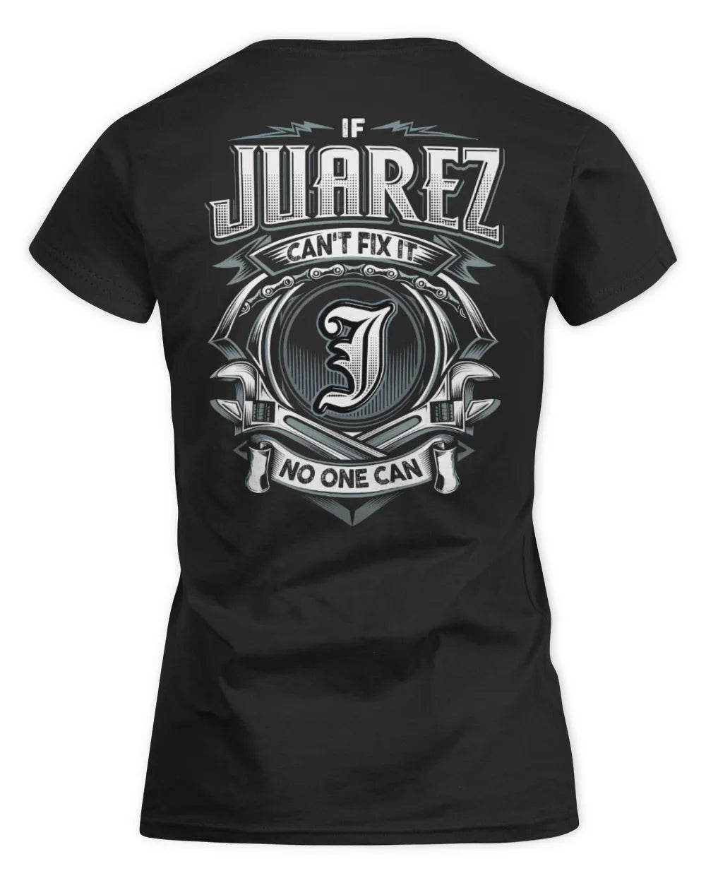 JUAREZ AP81-K4-626 - Personalized Ahmed Quote Apparel “If Ahmed Can't Fix It, No One Can” - Women's Standard T-Shirt - Black