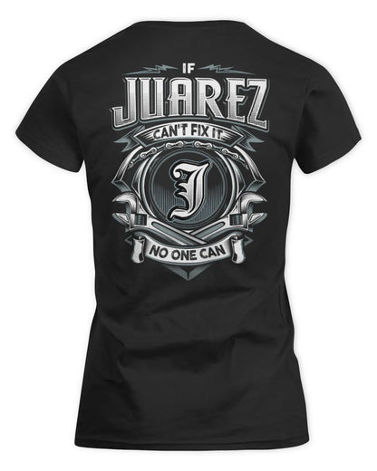 JUAREZ AP81-K4-626 - Personalized Ahmed Quote Apparel “If Ahmed Can't Fix It, No One Can” - Women's Standard T-Shirt - Black