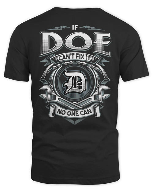 DOE AP81-K4-626 - Personalized Ahmed Quote Apparel “If Ahmed Can't Fix It, No One Can” - Unisex Standard T-Shirt - Black
