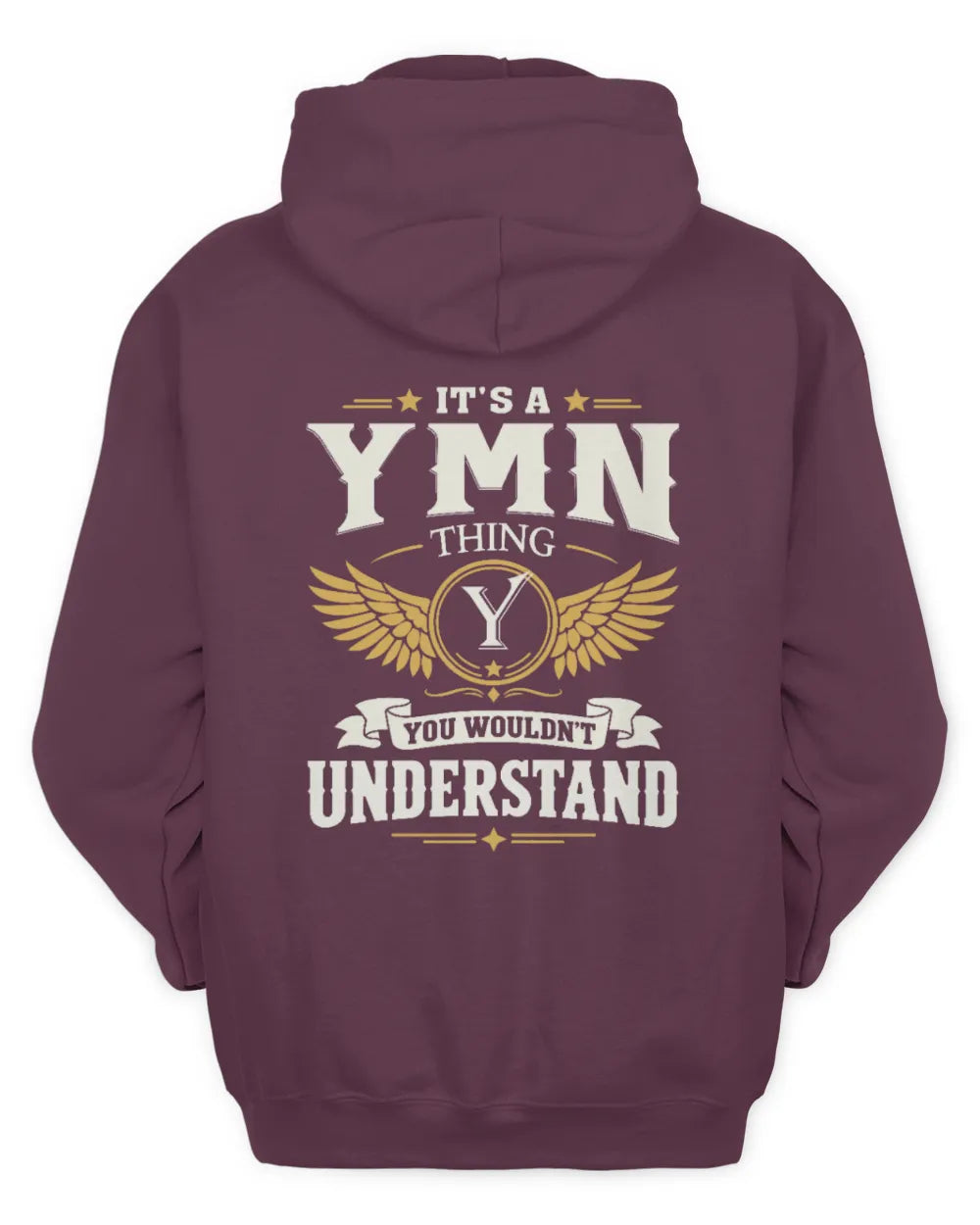 YMN KT06-M008 It’s a [NAME] Thing – You Wouldn’t Understand | Personalized Vintage T-Shirt - Unisex Hoodie - Maroon