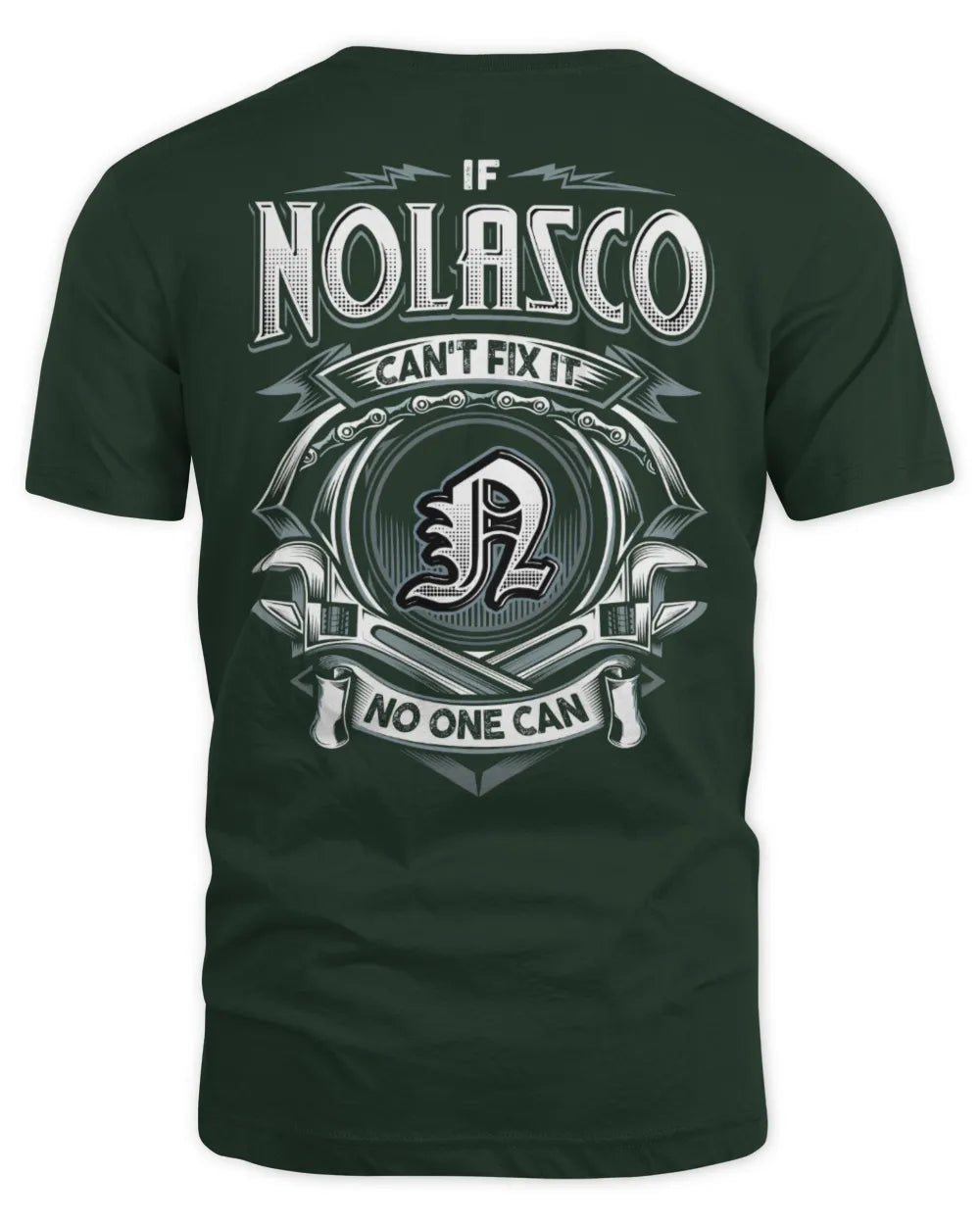NOLASCO AP81-K4-626 - Personalized Ahmed Quote Apparel “If Ahmed Can't Fix It, No One Can” - Unisex Standard T-Shirt - Forest Green