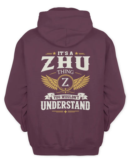 ZHU KT06-M008 It’s a [NAME] Thing – You Wouldn’t Understand | Personalized Vintage T-Shirt - Unisex Hoodie - Maroon
