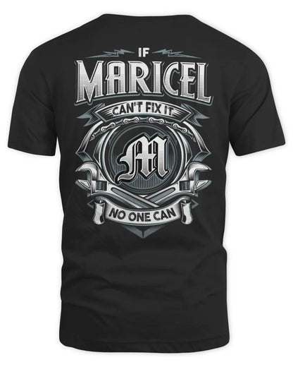 MARICEL AP81-K4-626 - Personalized Ahmed Quote Apparel “If Ahmed Can't Fix It, No One Can” - Unisex Standard T-Shirt - Black