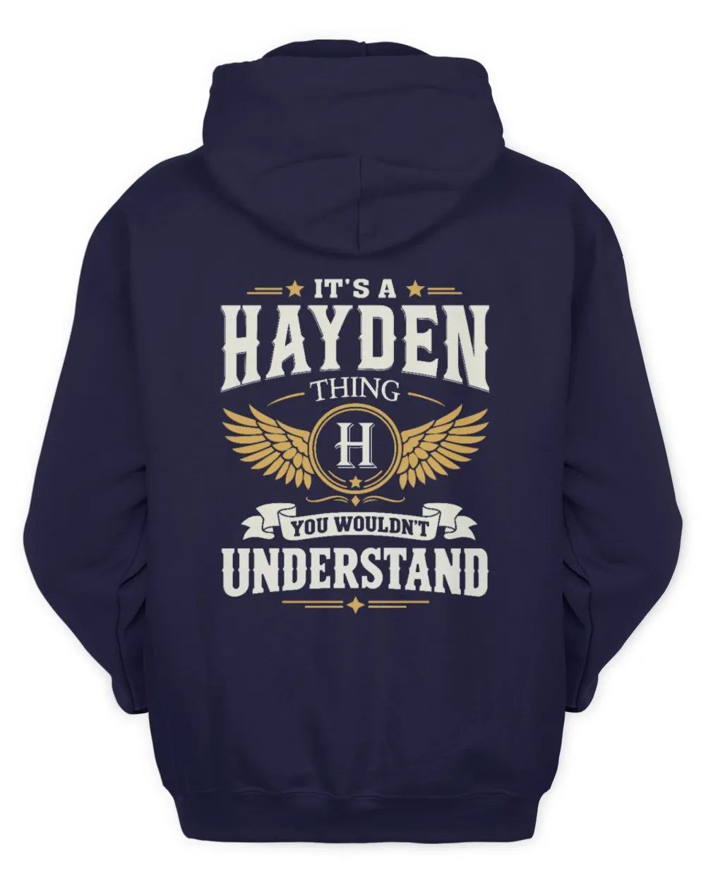 HAYDEN KT06-M008 It’s a [NAME] Thing – You Wouldn’t Understand | Personalized Vintage T-Shirt - Unisex Hoodie - Navy