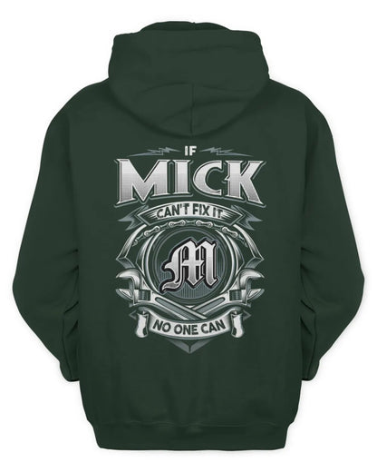 MICK AP81-K4-626 - Personalized Ahmed Quote Apparel “If Ahmed Can't Fix It, No One Can” - Unisex Hoodie - Forest Green