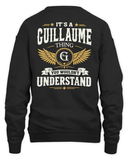 GUILLAUME KT06-M008 It’s a [NAME] Thing – You Wouldn’t Understand | Personalized Vintage T-Shirt - Unisex Sweatshirt - Black