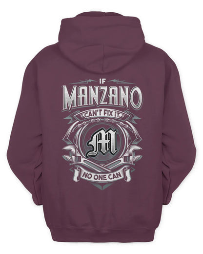 MANZANO AP81-K4-626 - Personalized Ahmed Quote Apparel “If Ahmed Can't Fix It, No One Can” - Unisex Hoodie - Maroon