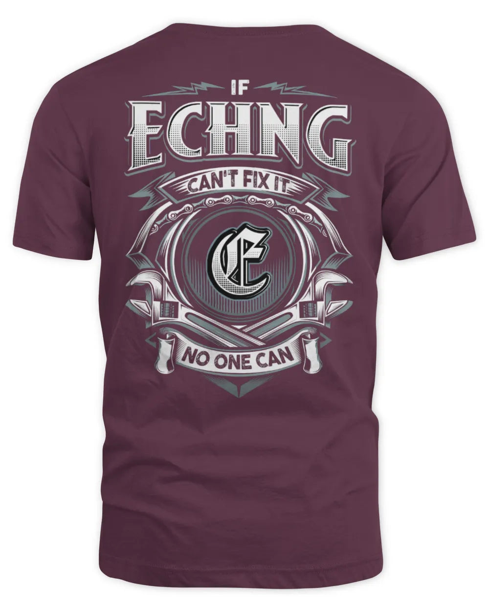ECHNG AP81-K4-626 - Personalized Ahmed Quote Apparel “If Ahmed Can't Fix It, No One Can” - Unisex Standard T-Shirt - Maroon