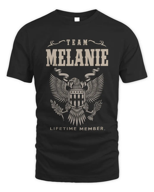 MELANIE TP06-K82 – Personalized Classic Style Apparel “Team NAME Lifetime Member”
