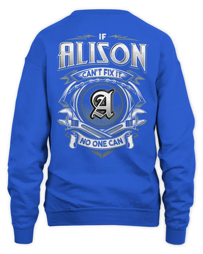 ALISON AP81-K4-626 - Personalized Ahmed Quote Apparel “If Ahmed Can't Fix It, No One Can” - Unisex Sweatshirt - Royal