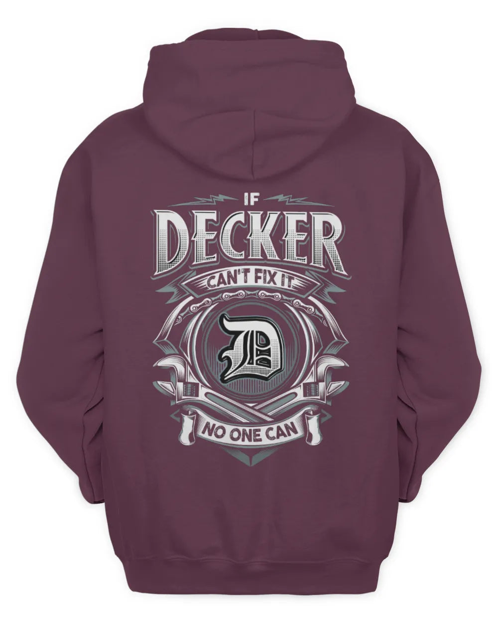 DECKER AP81-K4-626 - Personalized Ahmed Quote Apparel “If Ahmed Can't Fix It, No One Can” - Unisex Hoodie - Maroon