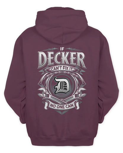 DECKER AP81-K4-626 - Personalized Ahmed Quote Apparel “If Ahmed Can't Fix It, No One Can” - Unisex Hoodie - Maroon
