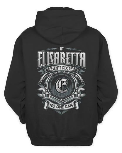 ELISABETTA AP81-K4-626 - Personalized Ahmed Quote Apparel “If Ahmed Can't Fix It, No One Can” - Unisex Hoodie - Black