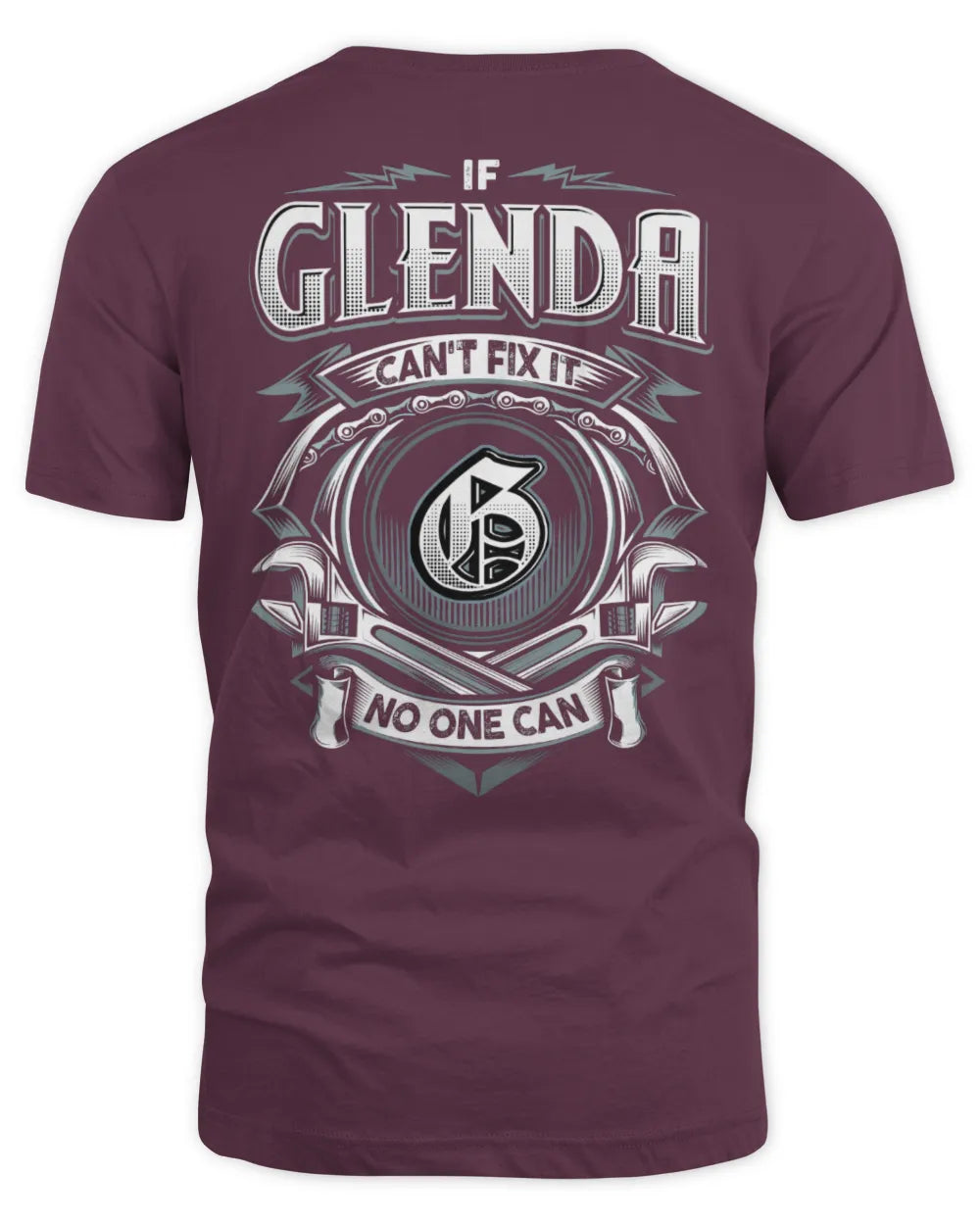 GLENDA AP81-K4-626 - Personalized Ahmed Quote Apparel “If Ahmed Can't Fix It, No One Can” - Unisex Standard T-Shirt - Maroon