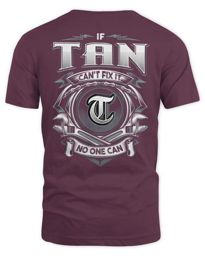 TAN AP81-K4-626 - Personalized Ahmed Quote Apparel “If Ahmed Can't Fix It, No One Can” - Unisex Standard T-Shirt - Maroon