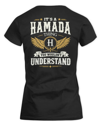 HAMADA KT06-M008 It’s a [NAME] Thing – You Wouldn’t Understand | Personalized Vintage T-Shirt - Women's Standard T-Shirt - Black