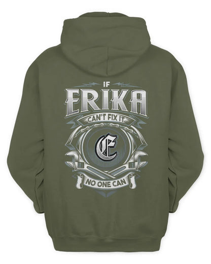 ERIKA AP81-K4-626 - Personalized Ahmed Quote Apparel “If Ahmed Can't Fix It, No One Can” - Unisex Hoodie - Military Green