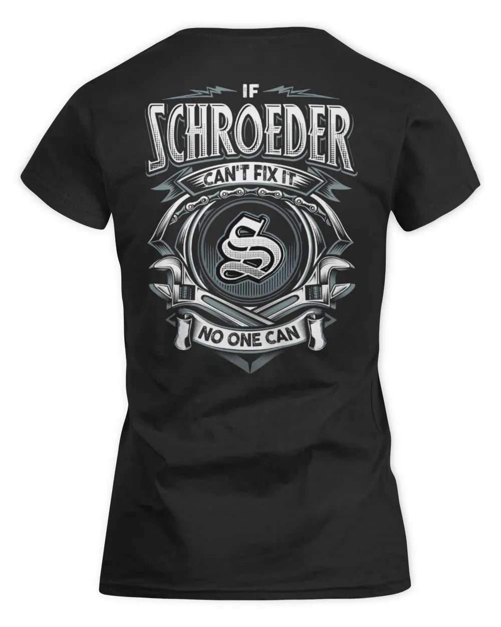 SCHROEDER AP81-K4-626 - Personalized Ahmed Quote Apparel “If Ahmed Can't Fix It, No One Can” - Women's Standard T-Shirt - Black