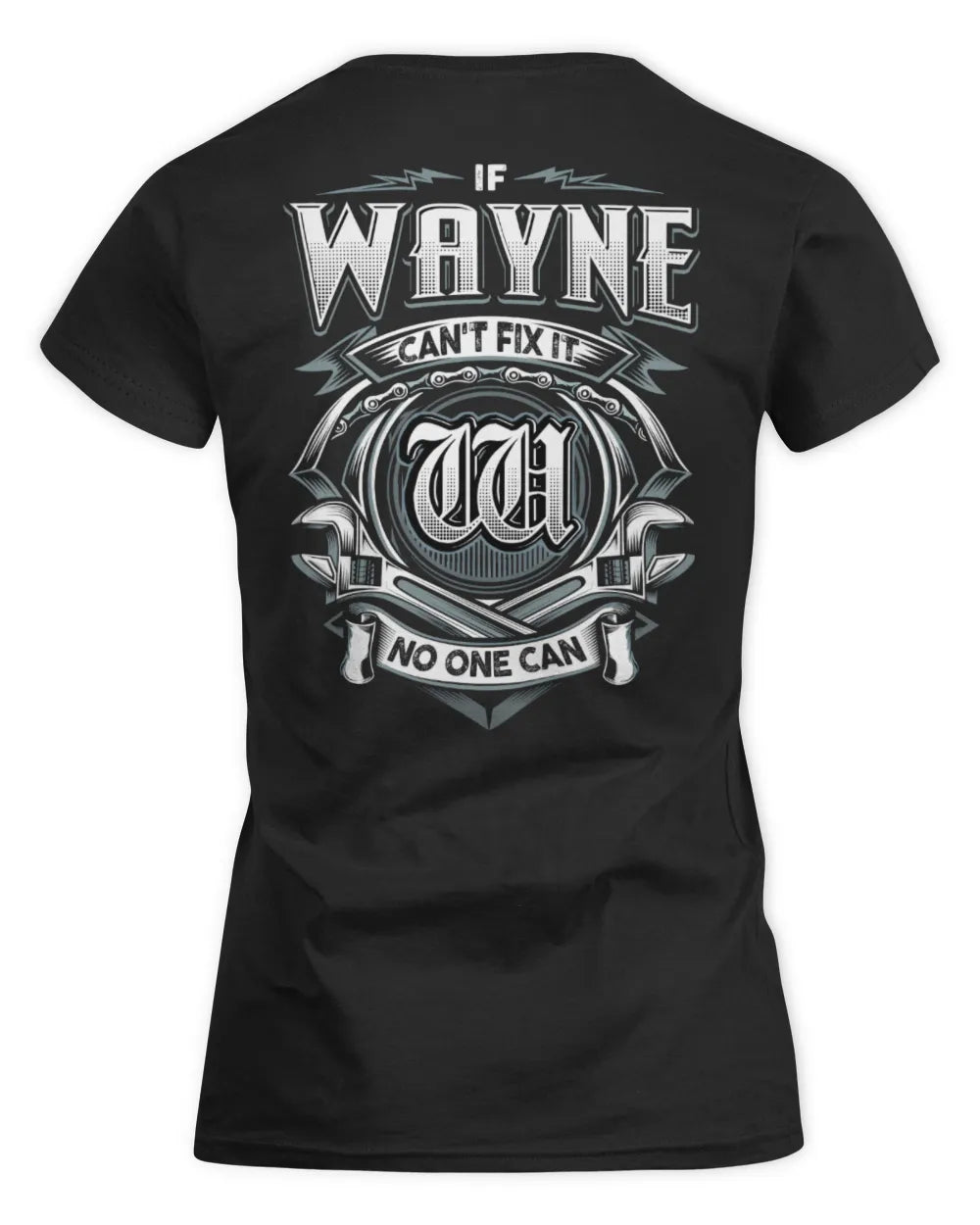 WAYNE AP81-K4-626 - Personalized Ahmed Quote Apparel “If Ahmed Can't Fix It, No One Can” - Women's Standard T-Shirt - Black