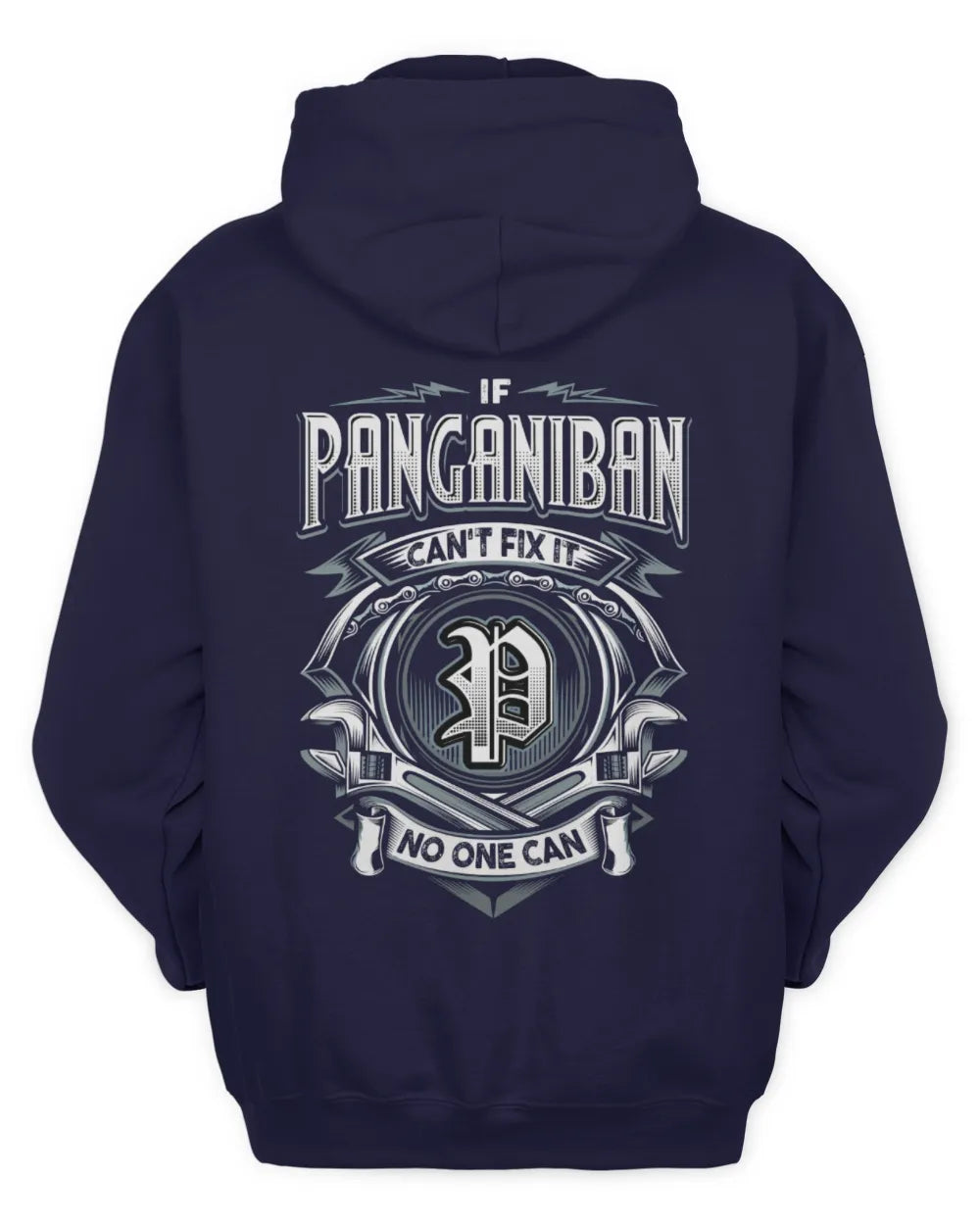 PANGANIBAN AP81-K4-626 - Personalized Ahmed Quote Apparel “If Ahmed Can't Fix It, No One Can” - Unisex Hoodie - Navy