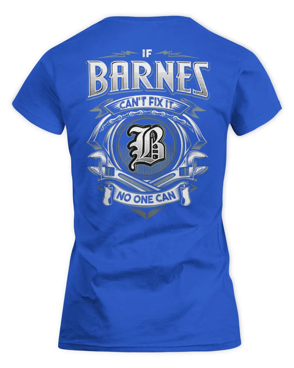BARNES AP81-K4-626 - Personalized Ahmed Quote Apparel “If Ahmed Can't Fix It, No One Can” - Women's Standard T-Shirt - Royal