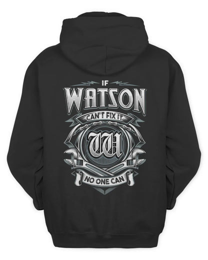 WATSON AP81-K4-626 - Personalized Ahmed Quote Apparel “If Ahmed Can't Fix It, No One Can” - Unisex Hoodie - Black