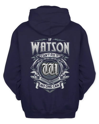 WATSON AP81-K4-626 - Personalized Ahmed Quote Apparel “If Ahmed Can't Fix It, No One Can” - Unisex Hoodie - Navy