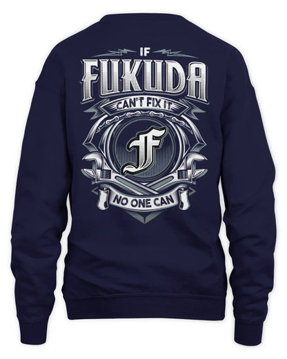 FUKUDA AP81-K4-626 - Personalized Ahmed Quote Apparel “If Ahmed Can't Fix It, No One Can” - Unisex Sweatshirt - Navy
