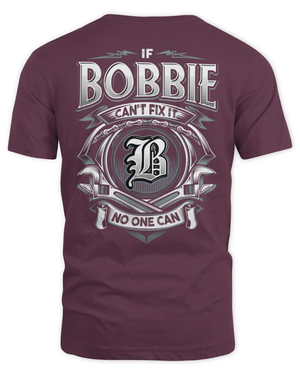 BOBBIE AP81-K4-626 - Personalized Ahmed Quote Apparel “If Ahmed Can't Fix It, No One Can” - Unisex Standard T-Shirt - Maroon