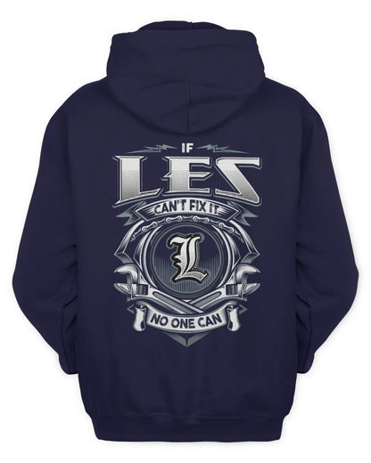 LES AP81-K4-626 - Personalized Ahmed Quote Apparel “If Ahmed Can't Fix It, No One Can” - Unisex Hoodie - Navy