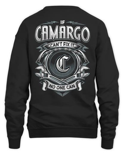 CAMARGO AP81-K4-626 - Personalized Ahmed Quote Apparel “If Ahmed Can't Fix It, No One Can” - Unisex Sweatshirt - Black